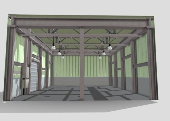 Prefabricado Industrial H Secção Estrutura de aço Quadro Edifício Armazém