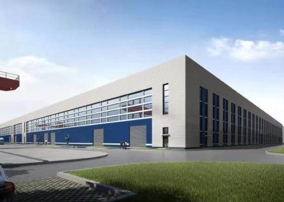 Construção de estruturas industriais de aço Oficina pré-fabricada com projeto livre