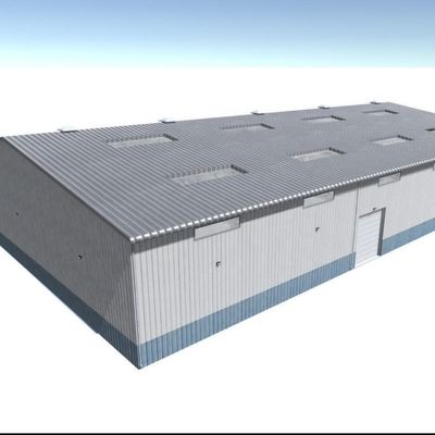 Construção de estruturas industriais de aço Oficina pré-fabricada com projeto livre