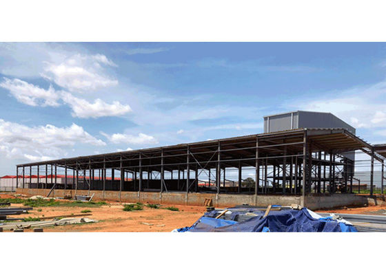 Oficina industrial durável ISO9001 de dobra de construção da construção de aço