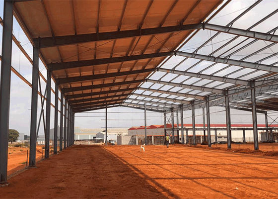 Oficina industrial durável ISO9001 de dobra de construção da construção de aço