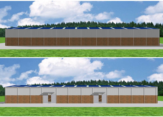 Oficina industrial durável ISO9001 de dobra de construção da construção de aço