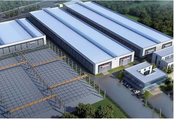Armazém de estruturas de aço de alta qualidade com edifício industrial de montagem fácil