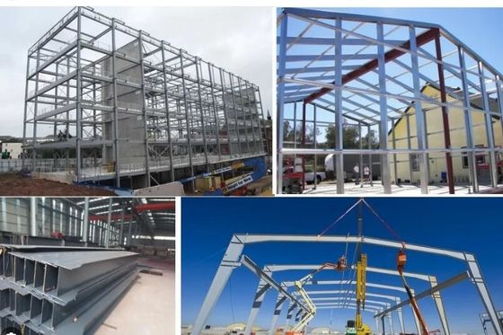 Armazém de estruturas de aço de alta qualidade com edifício industrial de montagem fácil