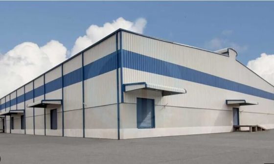 Armazém de armazenagem de estrutura de aço de secção H soldada com boa capacidade de carga