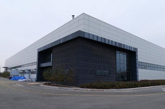 Estrutura moderna com estrutura de portal de aço Edifício administrativo pré-fabricado de aço