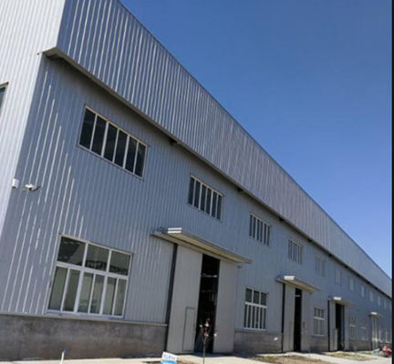 Estrutura moderna com estrutura de portal de aço Edifício administrativo pré-fabricado de aço