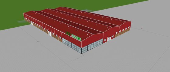 Fábrica de estruturas de aço de alta precisão com curto período de construção