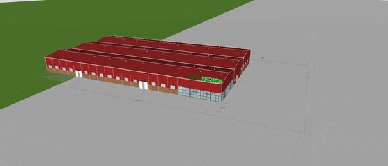 Fábrica de estruturas de aço de alta precisão com curto período de construção
