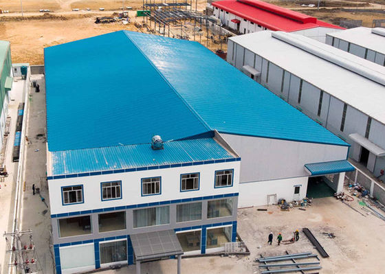 Oficina industrial durável ISO9001 de dobra de construção da construção de aço