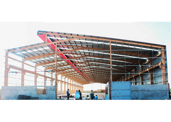 Construção de estruturas de aço pré-fabricadas