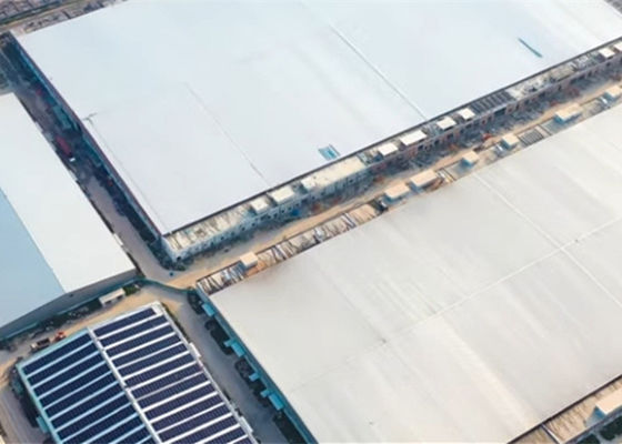 Fábrica de construção de estruturas metálicas de secção H