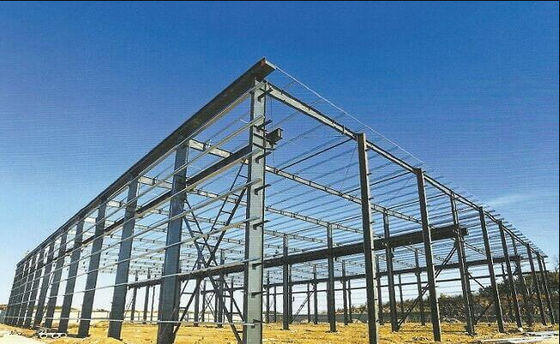 Armazém de estruturas de aço pré-construídas industriais