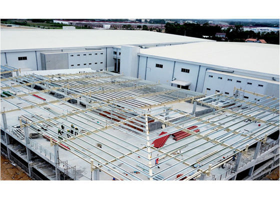 Q355 / Q235 Estrutura de aço Fábrica Quadro de garagem Edifício pré-fabricado Construção