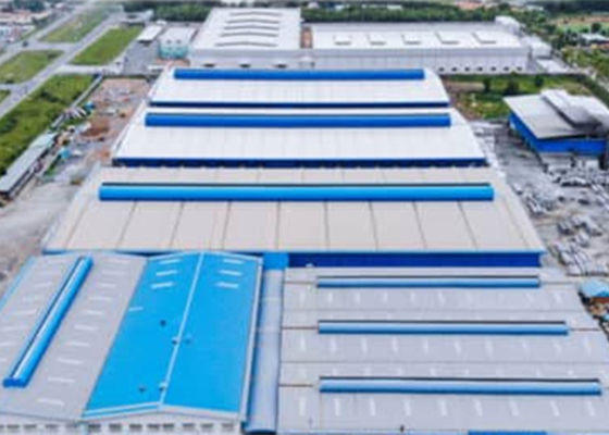 Q355 soldou a construção da oficina da construção de aço da seção de H pintada