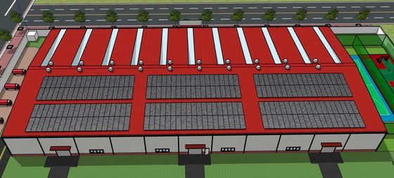 Oficina de construção de estruturas de aço pré-fabricadas com montagem fácil