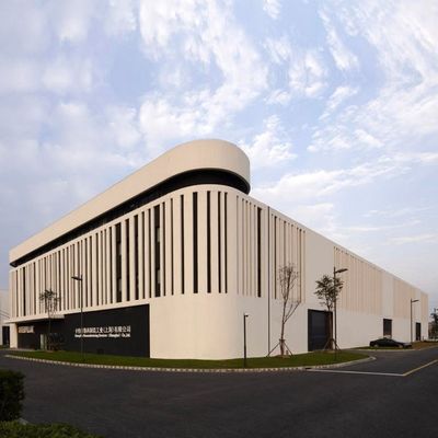 Armazém portal da construção de aço do quadro da construção clara da armação de aço do calibre