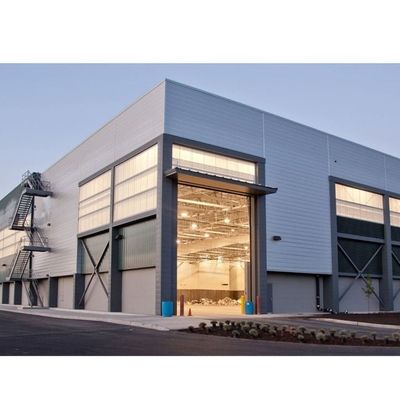 Armazém portal da construção de aço do quadro da construção clara da armação de aço do calibre