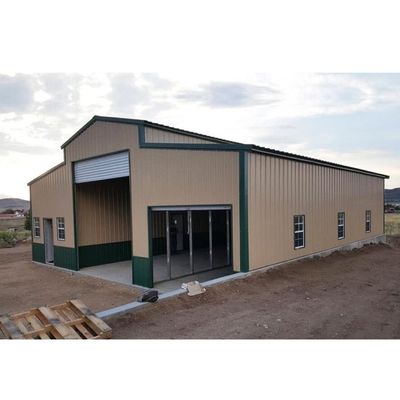 Armazém portal da construção de aço do quadro da construção clara da armação de aço do calibre