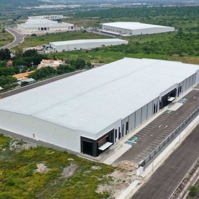 Construção de construção da armação de aço do sistema do armazém portal da construção de aço