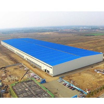 Prefabricado Industrial H Secção Estrutura de aço Quadro Edifício Armazém