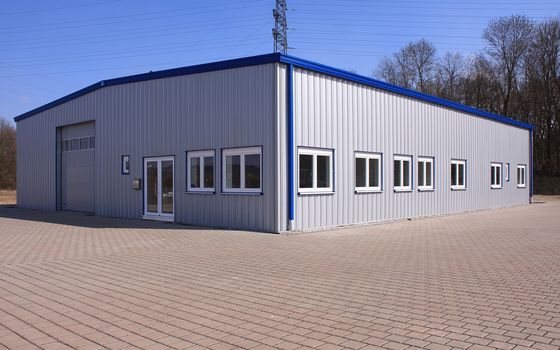 Oficina de construção de estruturas de aço leve Certificado CE ISO 9001 &amp; Durável