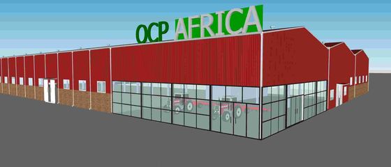 Construção comercial de aço estrutural reusável da construção de aço da estrutura Q235B