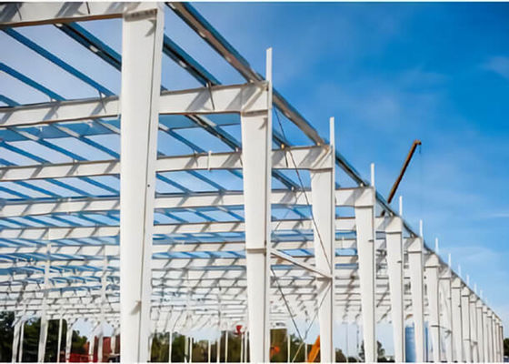 Estrutura de aço pré-fabricada industrial Armazém Quadro Construção Edifício Garagem
