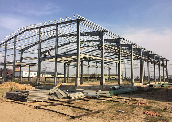 Estrutura de aço pré-fabricada industrial Armazém Quadro Construção Edifício Garagem