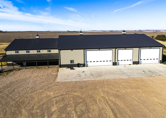 Estrutura de aço pré-fabricada industrial Armazém Quadro Construção Edifício Garagem