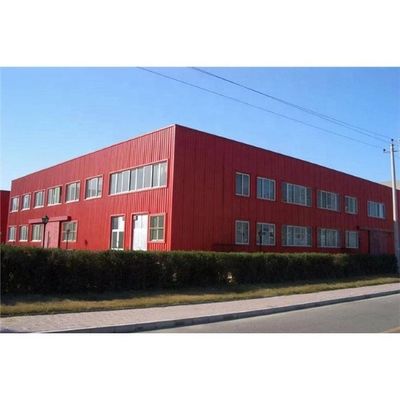 Construção de oficina de estrutura de aço pré-fabricada de viga H de grande extensão soldada
