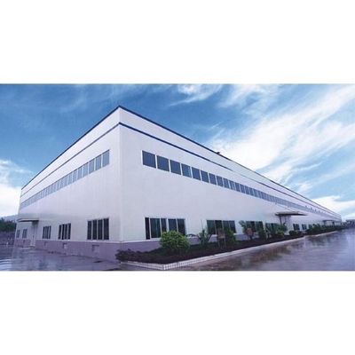 Construção de oficina de estrutura de aço pré-fabricada de viga H de grande extensão soldada