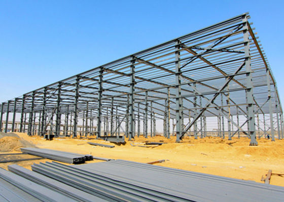 Estrutura de aço pré-fabricada industrial Armazém Quadro Construção Edifício Garagem