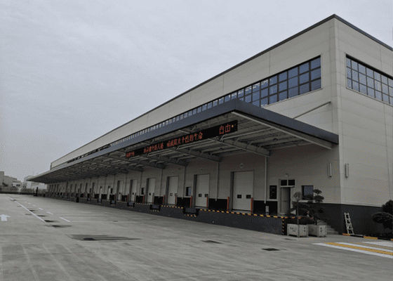 Estruturas industriais de estrutura de aço Edifícios de fábrica Hangar