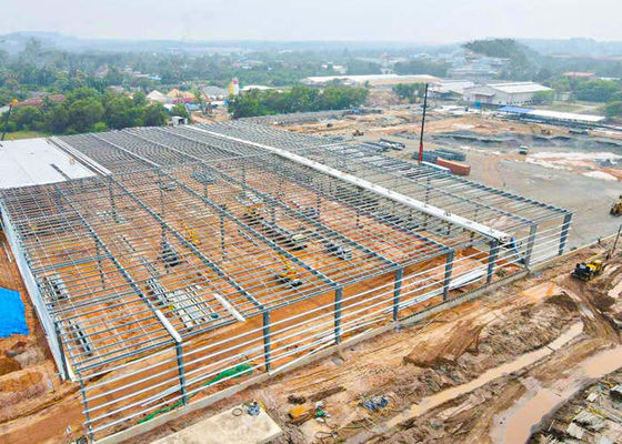 Estrutura de aço pré-fabricada Garagem Oficina Industrial Frame Building