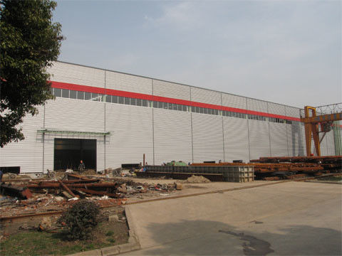 Estruturas industriais pré-fabricadas de aço Estruturas de armazenagem Estruturas de construção de edifícios