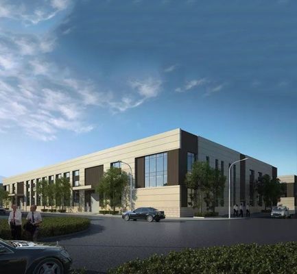Armazém de construção de estruturas de aço