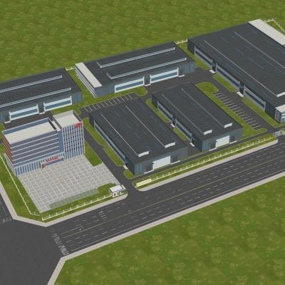 Estrutura de aço de coluna de secção H laminada a quente