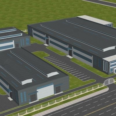 Estrutura de aço de coluna de secção H laminada a quente