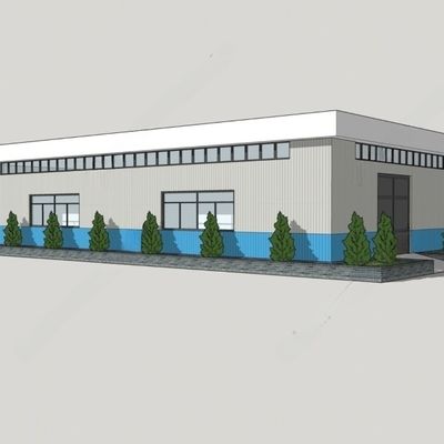 Construção de oficina de estrutura de aço do portal com isolamento opcional disponível