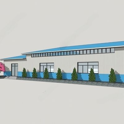 Construção de oficina de estrutura de aço do portal com isolamento opcional disponível
