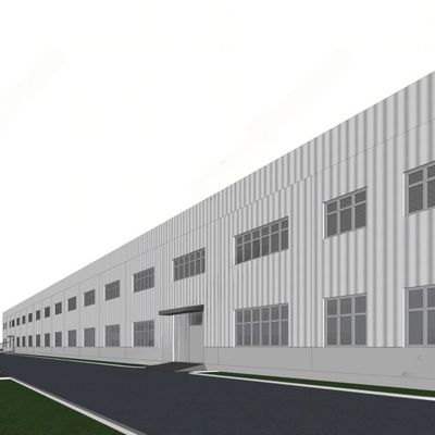 Oficina de estruturas de aço galvanizado com isolamento opcional para aplicação de hangares