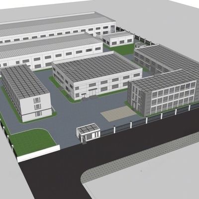 Oficina de estruturas de aço galvanizado com isolamento opcional para aplicação de hangares