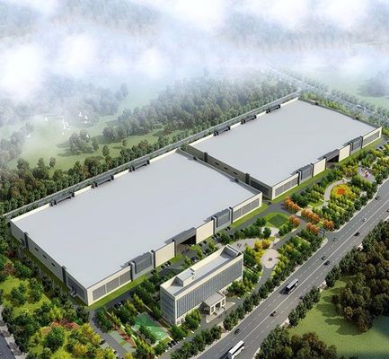 Construção de estruturas de aço galvanizado de alta resistência para oficina