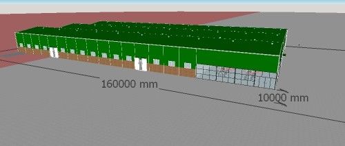 Edifícios Prefabricados Oficinas de metal Estruturas agrícolas de aço