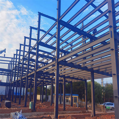 Oficina de aço da fabricação da casa pré-fabricada do quadro do hangar da construção de aço da indústria