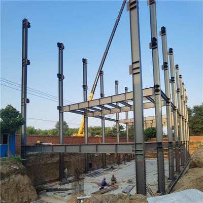 Plataforma de estruturas de aço fabricadas de alta capacidade de carga para indústrias