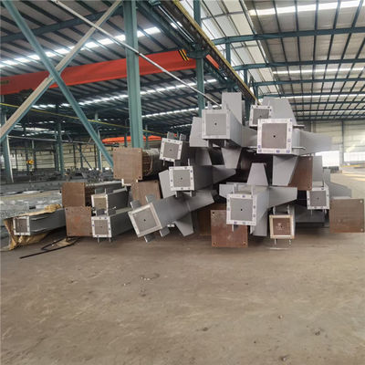 Plataforma de estruturas de aço fabricadas de alta capacidade de carga para indústrias