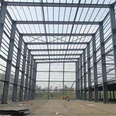 Portal Estrutura de aço Industrial Estrutura de aço Oficina Edifício Dobragem ISO9001