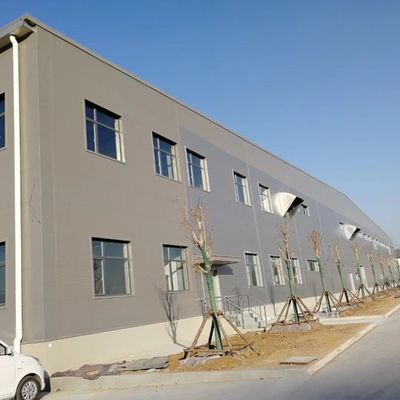 Oficina de estruturas pré-fabricadas de aço de grande comprimento para a indústria/fábrica